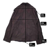 HAI SPORTING GEAR 80s 90s ISSEY MIYAKE イッセイミヤケ ウール 長袖シャツ ブラウン レディース ハイスポーティングギア【中古】6-1014T∞