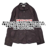 HAI SPORTING GEAR 80s 90s ISSEY MIYAKE イッセイミヤケ ウール 長袖シャツ ブラウン レディース ハイスポーティングギア【中古】6-1014T∞