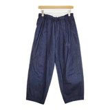 かぐれ デニムクロップドパンツ 日本製 GAA4-24M009 イージー デニムパンツ ネイビー レディース かぐれ/KAGURE【中古】6-0722G∞