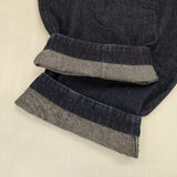 かぐれ デニムクロップドパンツ 日本製 GAA4-24M009 イージー デニムパンツ ネイビー レディース かぐれ/KAGURE【中古】6-0722G∞