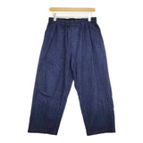 UpcycleLino BASIC 9.5ozデニムワイドパンツ nest Robe 600253-7090 サイズ1 デニムパンツ ネイビー ユニセックス アップサイクルリノ【中古】6-0722G∞