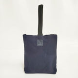 mina perhonen puisto bag kakurenbo 定価8800円 プイストバッグ トートバッグ ネイビー レディース ミナペルホネン【中古】6-0705G∞
