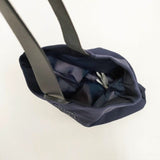 mina perhonen puisto bag kakurenbo 定価8800円 プイストバッグ トートバッグ ネイビー レディース ミナペルホネン【中古】6-0705G∞
