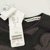 mina perhonen going abs3990 カットジャカード 定価68200円 サイズ36 フレンチスリーブ ワンピース 23SS ブラック レディース ミナペルホネン【中古】6-0509S♪