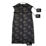 mina perhonen going abs3990 カットジャカード 定価68200円 サイズ36 フレンチスリーブ ワンピース 23SS ブラック レディース ミナペルホネン【中古】6-0509S♪