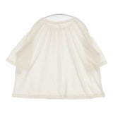 mina perhonen seagull カシミヤシルク混 定価28000円 xs8306 半袖Ｔシャツ カットソー ホワイト レディース ミナペルホネン【中古】6-0526S♪
