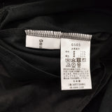 Gauze# コットンシルク レイヤード G505 定価11000円 Vネック ブラウス シャツ ブラック レディース ガーゼ【中古】6-0514S♪