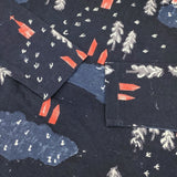 mina perhonen forest village aaa8686 サイズ40 長袖Ｔシャツ カットソー ロンＴ 22AW ネイビー レディース ミナペルホネン【中古】6-0619M♪