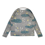 mina perhonen forest village aaa8686 サイズ40 長袖Ｔシャツ カットソー ロンＴ 22AW グレー レディース ミナペルホネン【中古】6-0619M♪