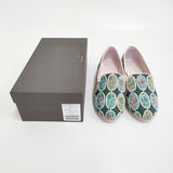mina perhonen tarte kuu シューズ 定価29700円 サイズ39 abs7097 スリッポン 23SS グリーン レディース ミナペルホネン【中古】6-0501G♪