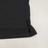 Midi-umi 日本製 コットン ワイド 半袖Ｔシャツ カットソー ブラック レディース ミディウミ【中古】6-0720S∞