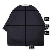 Midi-umi 日本製 コットン ワイド 半袖Ｔシャツ カットソー ブラック レディース ミディウミ【中古】6-0720S∞