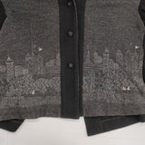 ANTIPAST ニット ジャケット ブラック グレーミックス レディース アンティパスト【中古】6-1014T∞