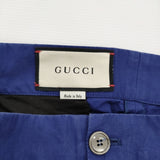 GUCCI ケリングジャパン 581676 ZABWZ サイズ44 ショートパンツ ハーフパンツ ショーツ ネイビー メンズ グッチ【中古】6-0512S♪