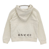 GUCCI イグナシ・モンレアル Gucci Children's キッズ ジュニア サイズ8 ケリングジャパン スウェット パーカー オフホワイト レディース グッチ【中古】6-0619M♪