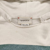 GUCCI イグナシ・モンレアル Gucci Children's キッズ ジュニア サイズ8 ケリングジャパン スウェット パーカー オフホワイト レディース グッチ【中古】6-0619M♪