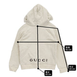 GUCCI イグナシ・モンレアル Gucci Children's キッズ ジュニア サイズ8 ケリングジャパン スウェット パーカー オフホワイト レディース グッチ【中古】6-0619M♪