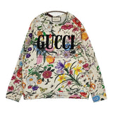 GUCCI ボタニカル 総柄 花柄 サイズM ケリングジャパン 469250-XJAR4 トレーナー スウェット アイボリー レディース グッチ【中古】6-0505M♪