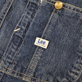 Lee LM7254 デニム 定価19800円 ユニセックス オーバーオール ブルー ユニセックス リー【中古】6-0815G∞