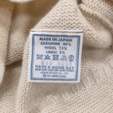 45R/45rpm 45星カシミヤの908ヨットマンセーター 定価64900円 カシミヤウールリネン セーター ニット ベージュ レディース フォーティーファイブアールピーエム【中古】6-0914T♪