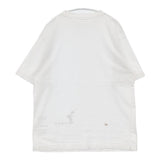 45R/45rpm フラミングウェイ刺繍の908 45星Tシャツ 定価14300円 半袖カットソー ホワイト レディース フォーティーファイブアールピーエム【中古】6-0526S♪