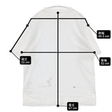 45R/45rpm フラミングウェイ刺繍の908 45星Tシャツ 定価14300円 半袖カットソー ホワイト レディース フォーティーファイブアールピーエム【中古】6-0526S♪