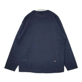 45R/45rpm フロート梳毛縮絨の908オーシャンTシャツ ウール セーター ニット ネイビー レディース フォーティーファイブアールピーエム【中古】6-1014T∞