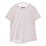 CRUCIANI イタリア製 コットンストレッチ サイズ40 半袖Ｔシャツ カットソー ピンク レディース クルチアーニ【中古】6-0702S∞