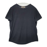 CRUCIANI イタリア製 コットンストレッチ サイズ38 半袖Ｔシャツ カットソー ブラック レディース クルチアーニ【中古】6-0702S∞