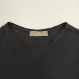 CRUCIANI イタリア製 コットンストレッチ サイズ38 半袖Ｔシャツ カットソー ブラック レディース クルチアーニ【中古】6-0702S∞