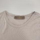 CRUCIANI コットンストレッチ サイズ38 イタリア製 半袖Ｔシャツ カットソー ベージュ レディース クルチアーニ【中古】6-0702S∞
