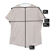 CRUCIANI コットンストレッチ サイズ38 イタリア製 半袖Ｔシャツ カットソー ベージュ レディース クルチアーニ【中古】6-0702S∞