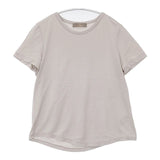 CRUCIANI イタリア製 コットンストレッチ サイズ40 半袖Ｔシャツ カットソー ベージュ レディース クルチアーニ【中古】6-0702S∞
