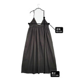 SLOBE IENA タフタギャザーキャミワンピース サイズ38 定価13200円 ワンピース 26SS ブラック レディース スローブイエナ【中古】6-0505M♪
