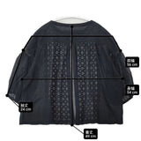 Porter des boutons コットン レース ブラウス シャツ ブラック レディース ポルテデブトン【中古】6-0702S∞