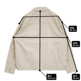 Bram's Fruit ブラムズフルーツ Ripstop Text Logo Jacket 定価42900円 リップストップ ジャケット 26SS オフホワイト メンズ【中古】6-0501M♪