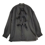 JOURNAL STANDARD LUXE シアーサテンリボンブラウス 定価19800円 シャツ 26SS ブラック レディース ジャーナルスタンダード ラックス【中古】6-0505M♪