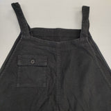 nest Robe/UpcycleLino リネンコットン 01223-1021 オーバーオール サロペット ブラック レディース ネストローブ/アップサイクルリノ【中古】6-0723M∞