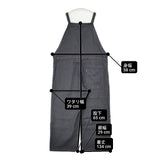 nest Robe/UpcycleLino リネンコットン 01223-1021 オーバーオール サロペット ブラック レディース ネストローブ/アップサイクルリノ【中古】6-0723M∞