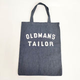 OLDMAN'S TAILOR OMT PRINT DENIM TOTE BAG デニム R&D.M.Co- トートバッグ ネイビー ユニセックス オールドマンズテーラー【中古】6-0705G∞