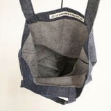 OLDMAN'S TAILOR OMT PRINT DENIM TOTE BAG デニム R&D.M.Co- トートバッグ ネイビー ユニセックス オールドマンズテーラー【中古】6-0705G∞