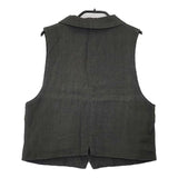 nitca リネン ジレ ベスト チャコールグレー レディース ニトカ【中古】6-0720M∞
