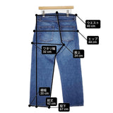 R&D.M.Co- ジーンズ 赤耳 サイズS デニムパンツ ライトブルー レディース オールドマンズテーラー【中古】6-0720G∞