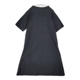 MHL. COTTON LINEN SHIRTING DRESS 595-9157552 半袖 ワンピース ブラック レディース エムエイチエル【中古】6-0702S∞