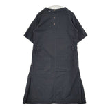 MHL. COTTON LINEN SHIRTING DRESS 595-9157552 半袖 ワンピース ブラック レディース エムエイチエル【中古】6-0702S∞