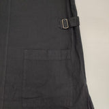 MHL. COTTON LINEN SHIRTING DRESS 595-9157552 半袖 ワンピース ブラック レディース エムエイチエル【中古】6-0702S∞
