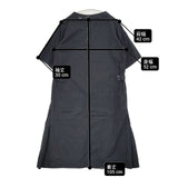 MHL. COTTON LINEN SHIRTING DRESS 595-9157552 半袖 ワンピース ブラック レディース エムエイチエル【中古】6-0702S∞