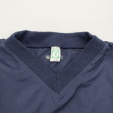 OUTDOOR PRODUCTS DISCUS 別注Vネックナイロンプルオーバー 長袖Ｔシャツ カットソー ロンＴ ネイビー レディース アウトドアプロダクツ【中古】6-0612M♪