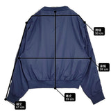 OUTDOOR PRODUCTS DISCUS 別注Vネックナイロンプルオーバー 長袖Ｔシャツ カットソー ロンＴ ネイビー レディース アウトドアプロダクツ【中古】6-0612M♪