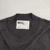 MHL. 595-6269504 コットン ハイネック 長袖Ｔシャツ カットソー ロンＴ グレー レディース エムエイチエル【中古】6-0723M∞
